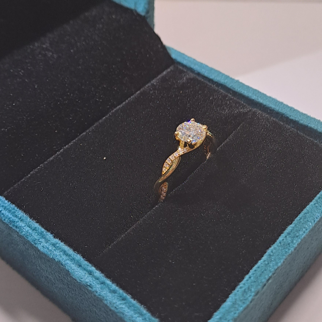 Infinity Loop Solitaire Ring (1.21 CT)