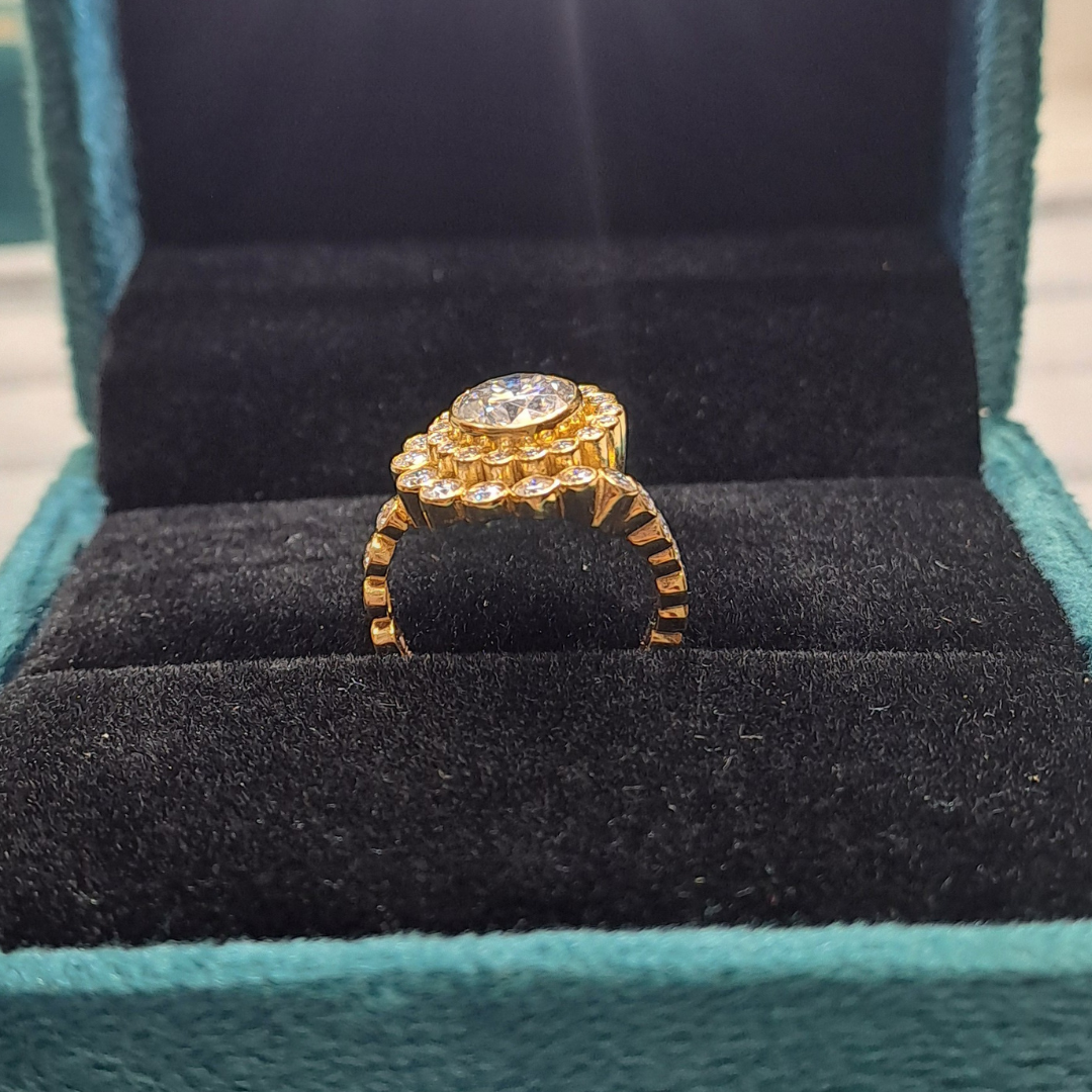 Sea shell Ring (1.5 CT)