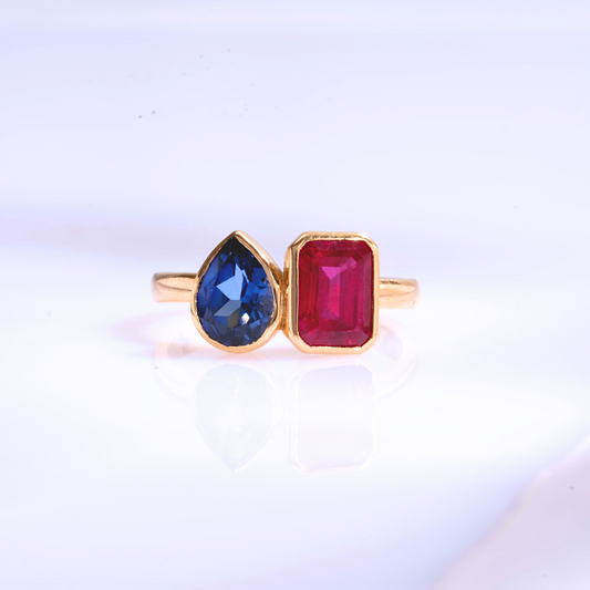 Toi ET Moi Bezel Ring