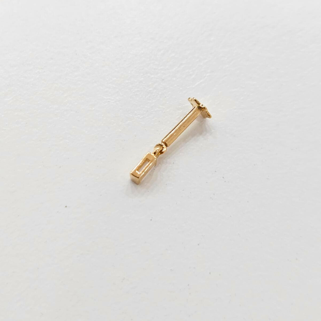 Baguette Moissanite Bugadi - Helix Piercing Earring