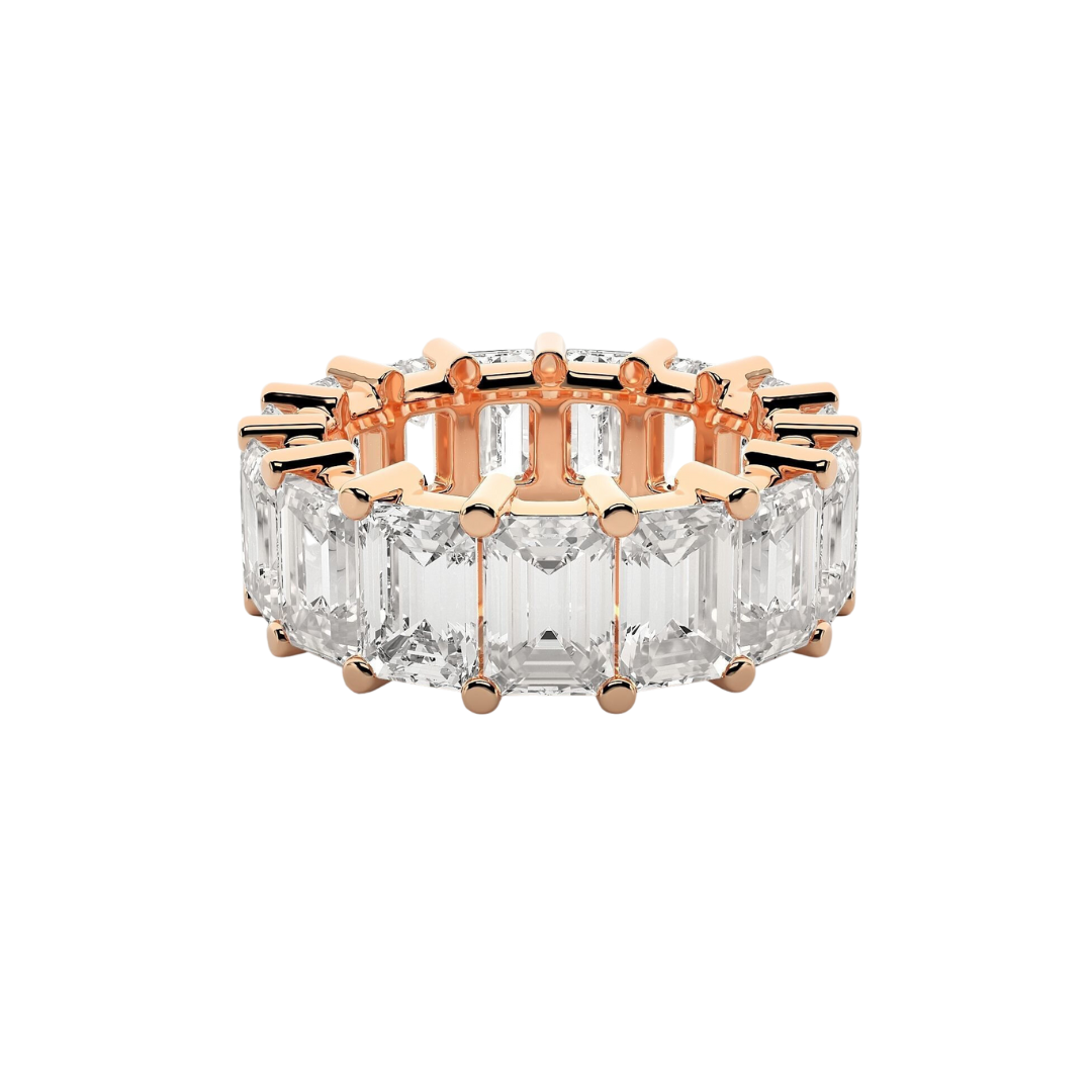 Emerald Eternity Ring - 13.16 CT
