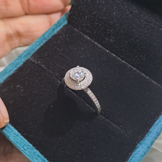 Taruni Halo 1 CT Diamond Engagement Ring
