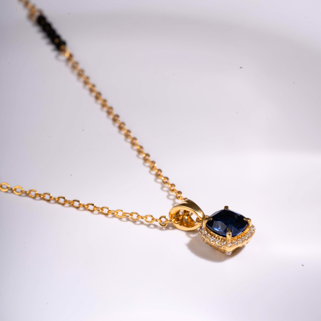 Sapphire Mangalsutra by Vai Ra