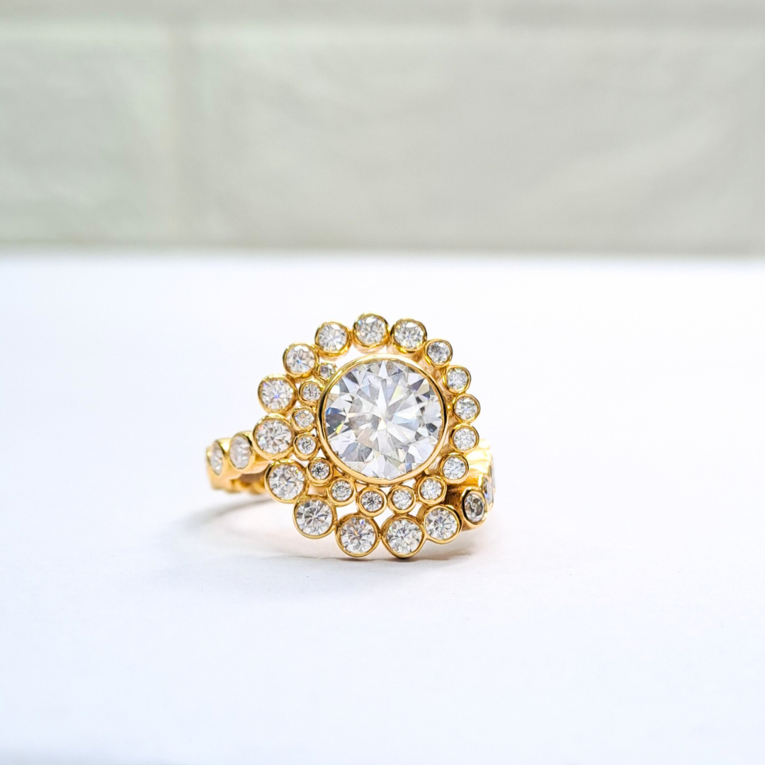 Sea shell Ring (1.5 CT)