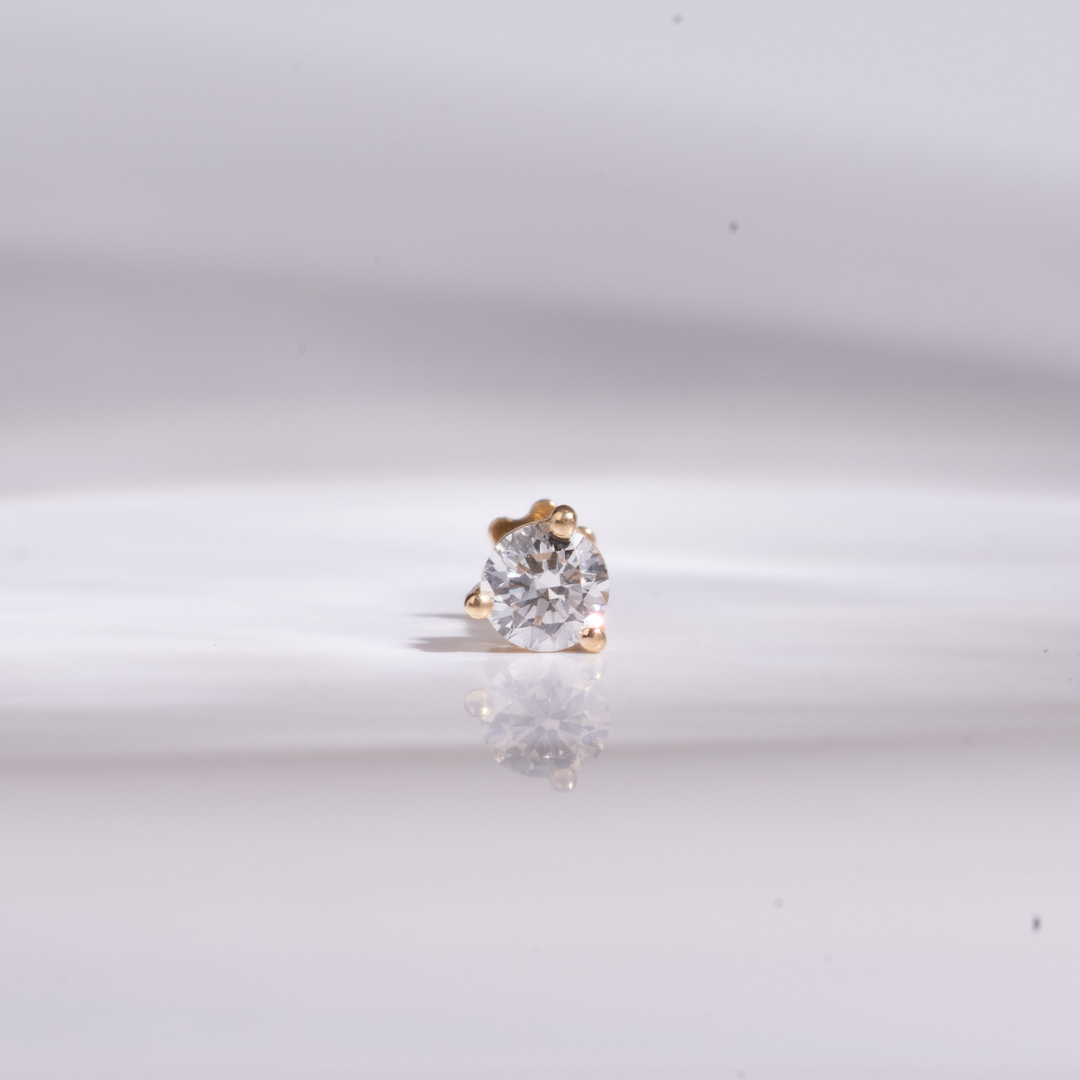 Round Piercing 0.10 CT
