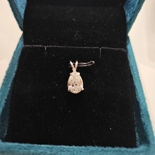 Pear Solitaire Pendant- 2.39 CT