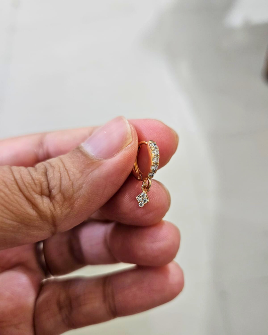 Akshi Kids Earrings 0.2 CT in Moissanite and Lab Diamonds by Vai Ra