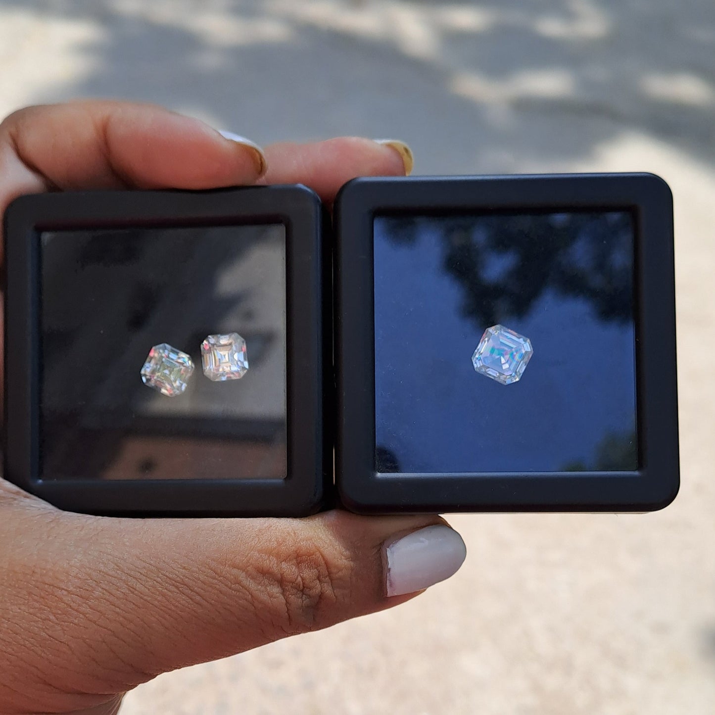 Asscher Moissanite