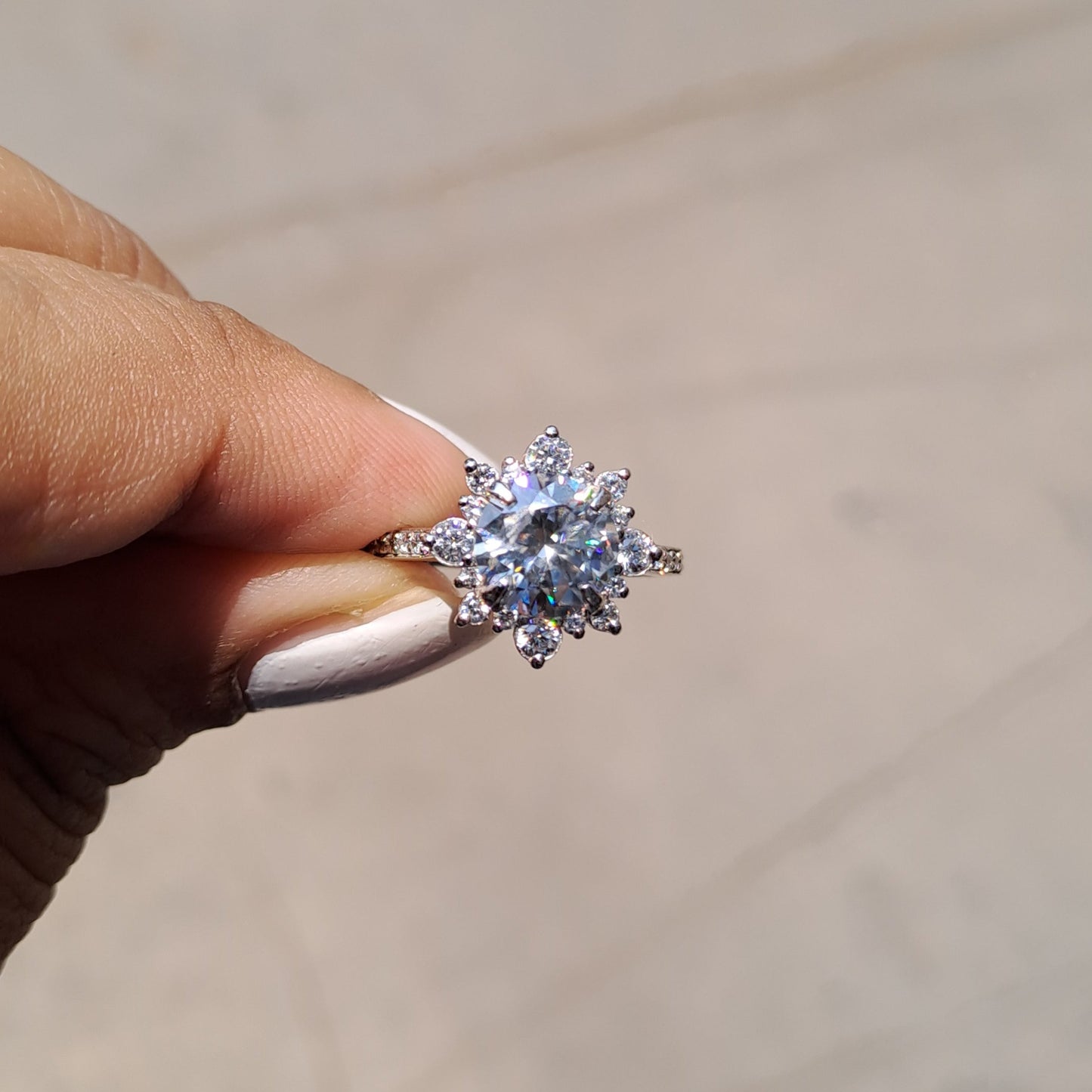 Sterling Snowflake (3.37 CT)