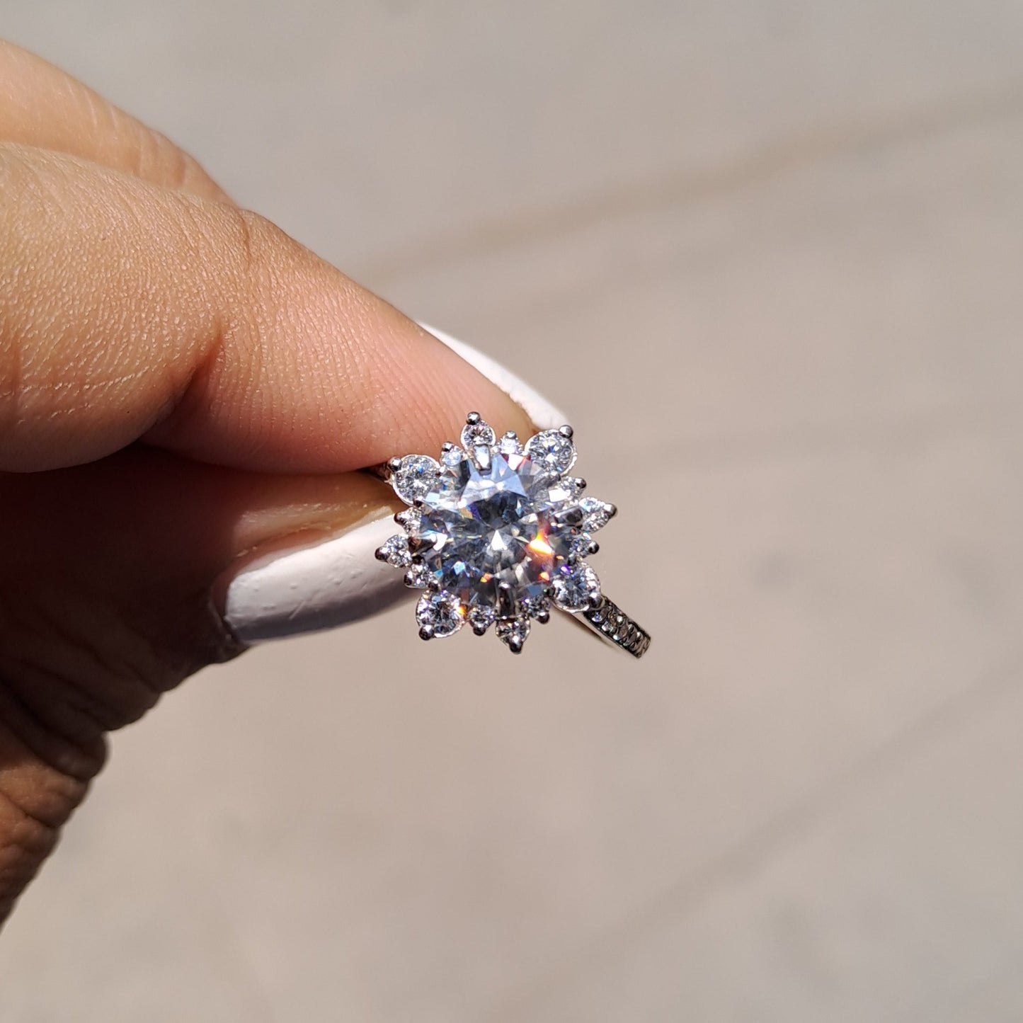 Sterling Snowflake (3.37 CT)