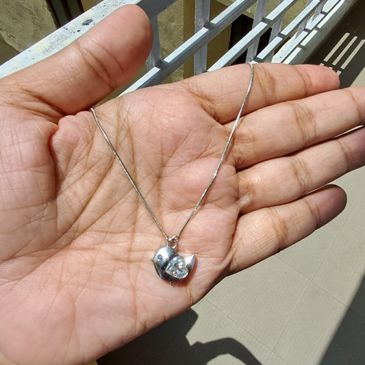 Moissanite kids necklace