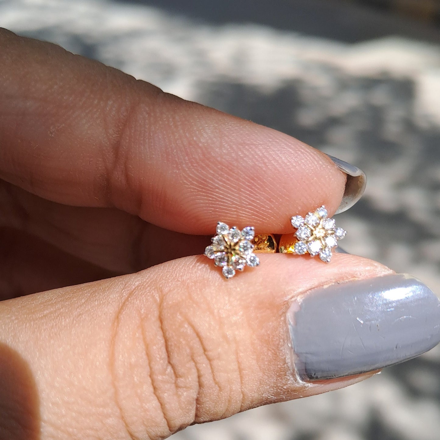 Moissanite Diamond Earring