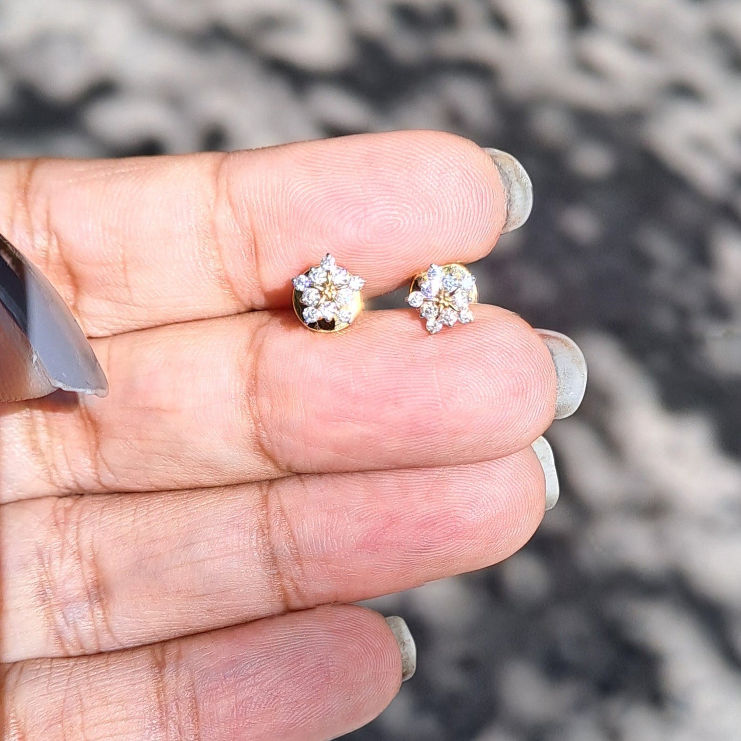 Snowflake Earring (0.3 CT)