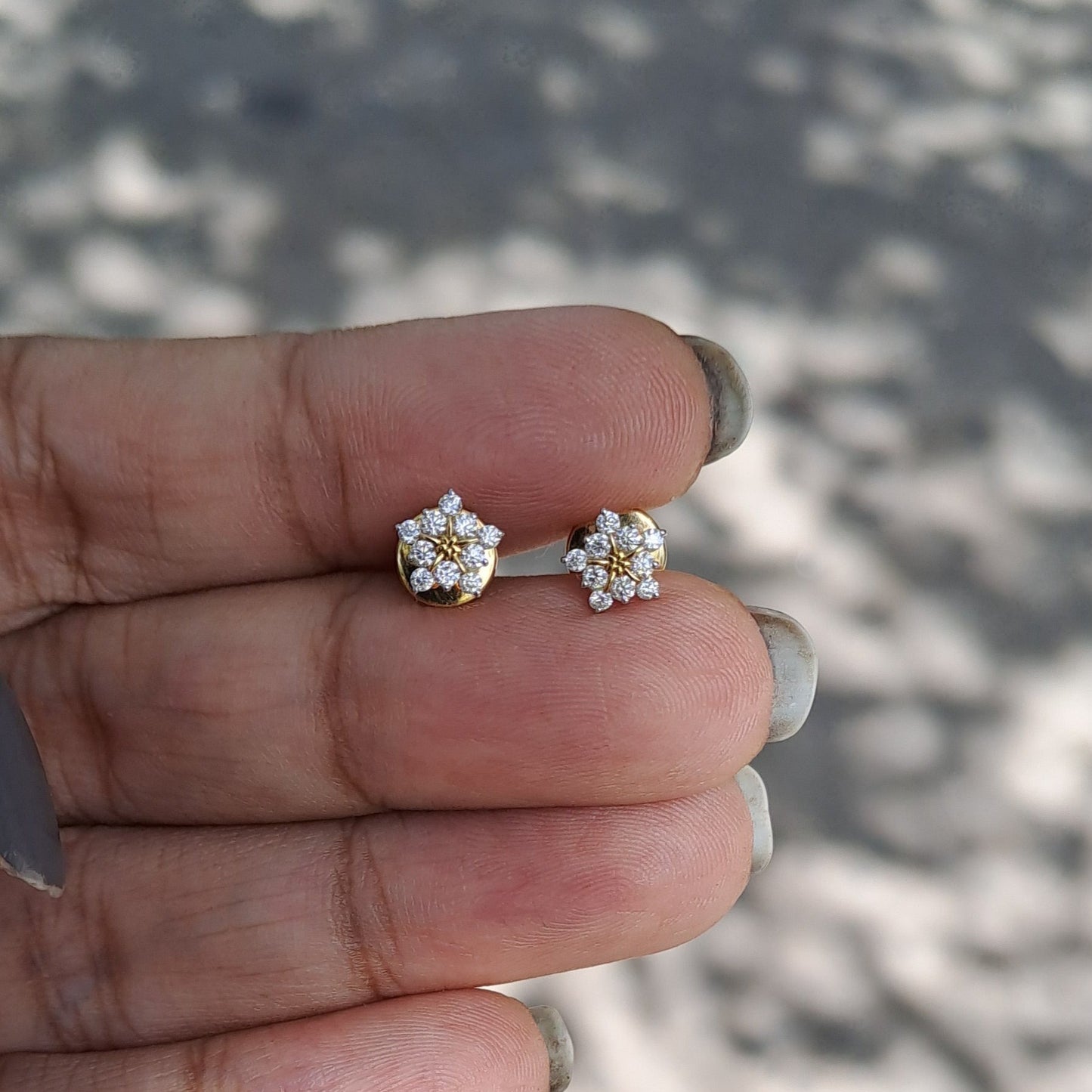 Moissanite Diamond Earring