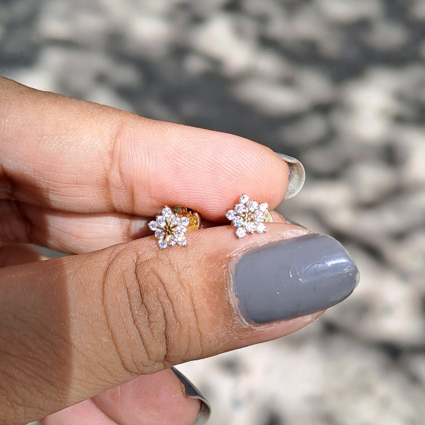 Moissanite Diamond Earring