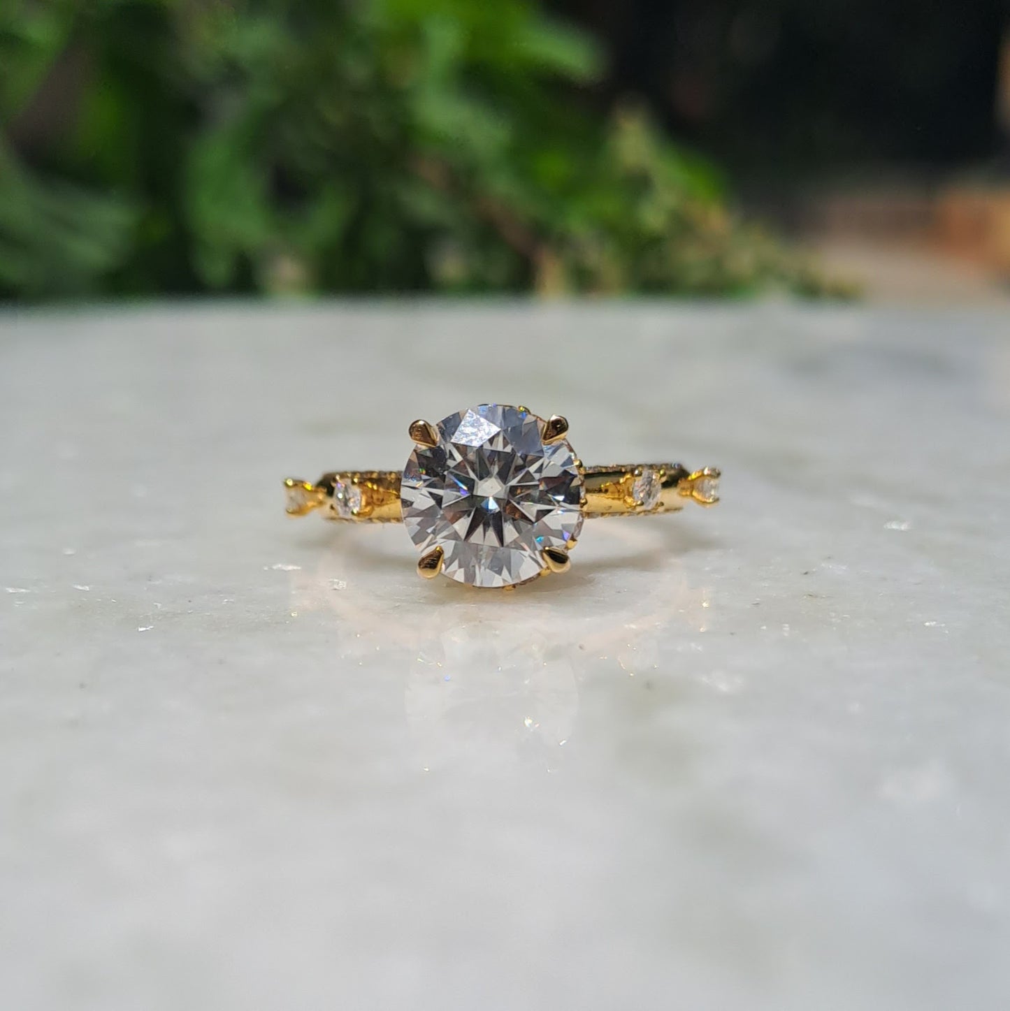 Moissanite Ring