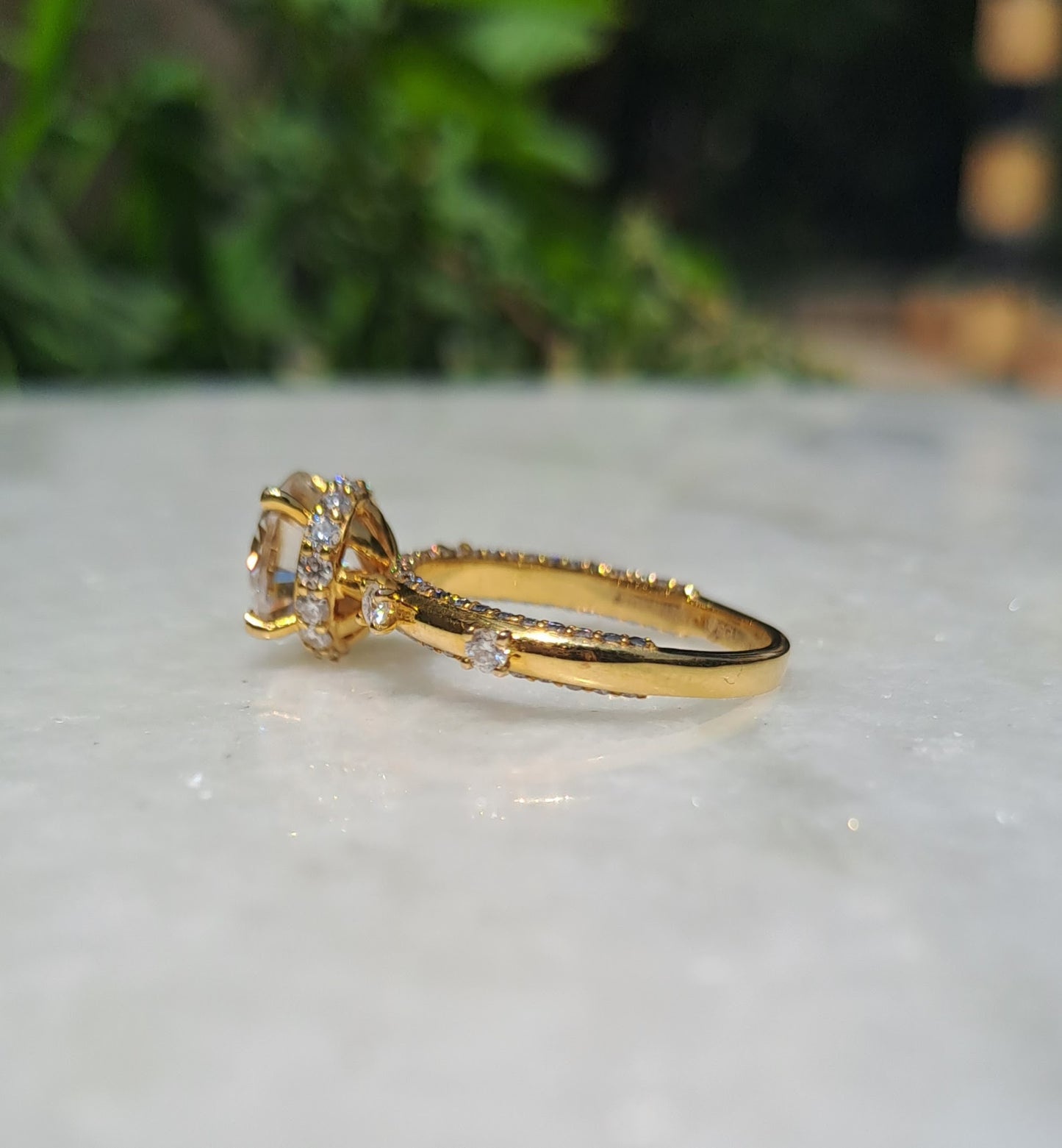 Moissanite Ring