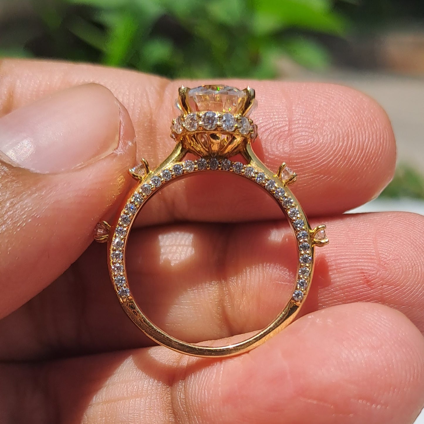 Moissanite Ring