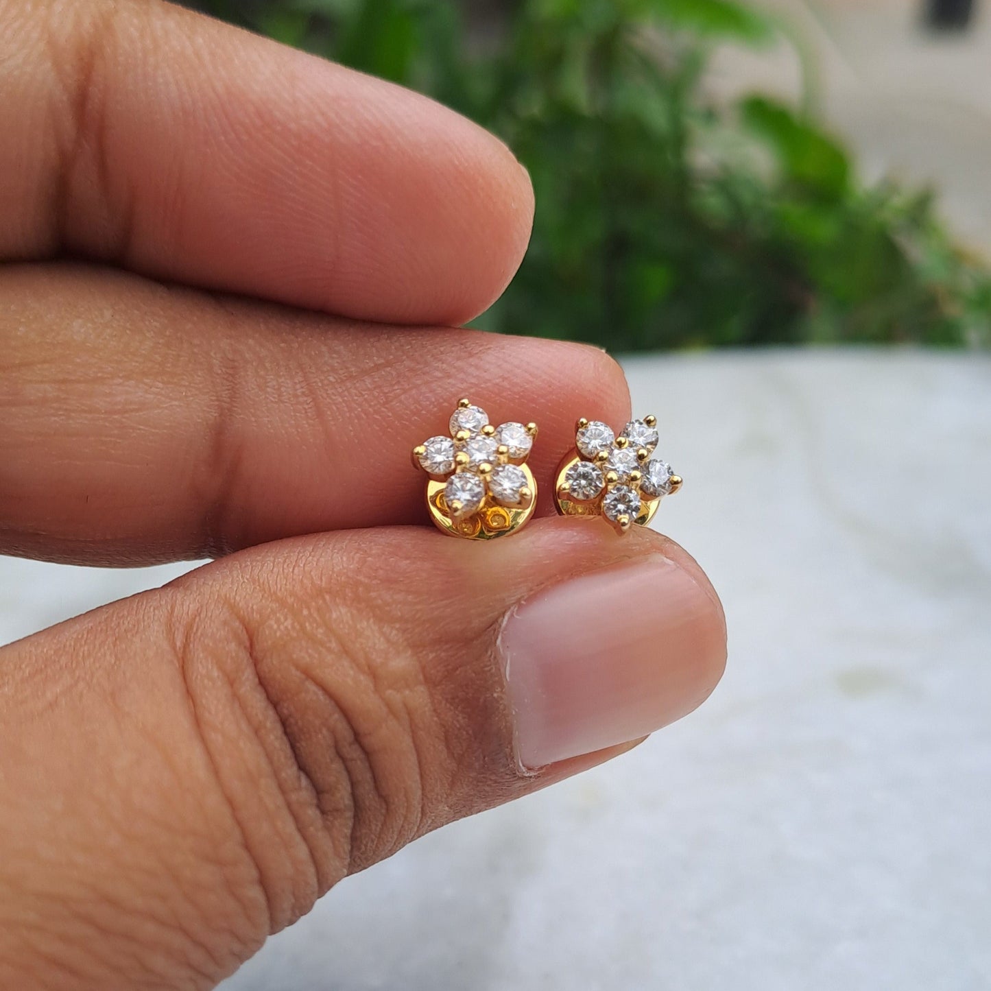 Moissanite Diamond Earring