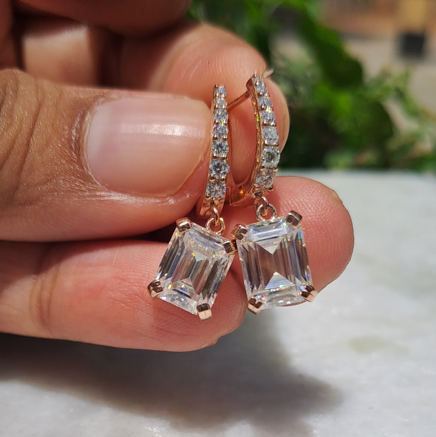 Hazel Drop Earrings (6.03 CT)