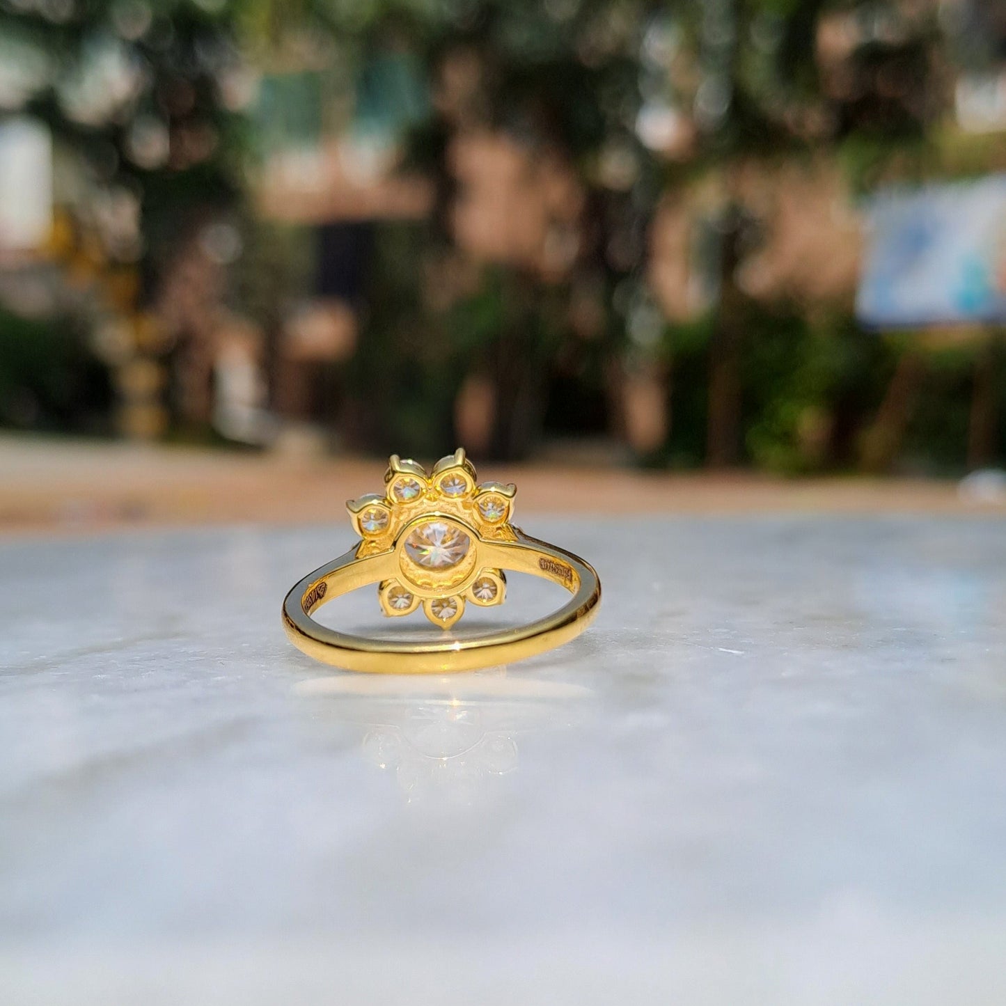 Moissanite Diamond Ring