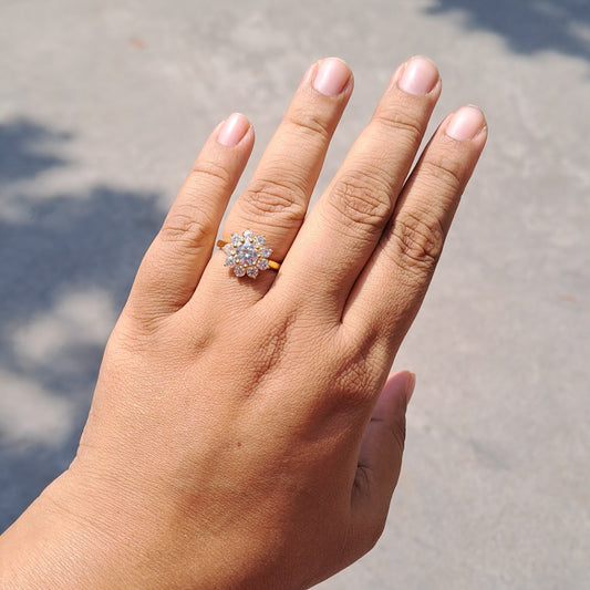 Moissanite Diamond Ring