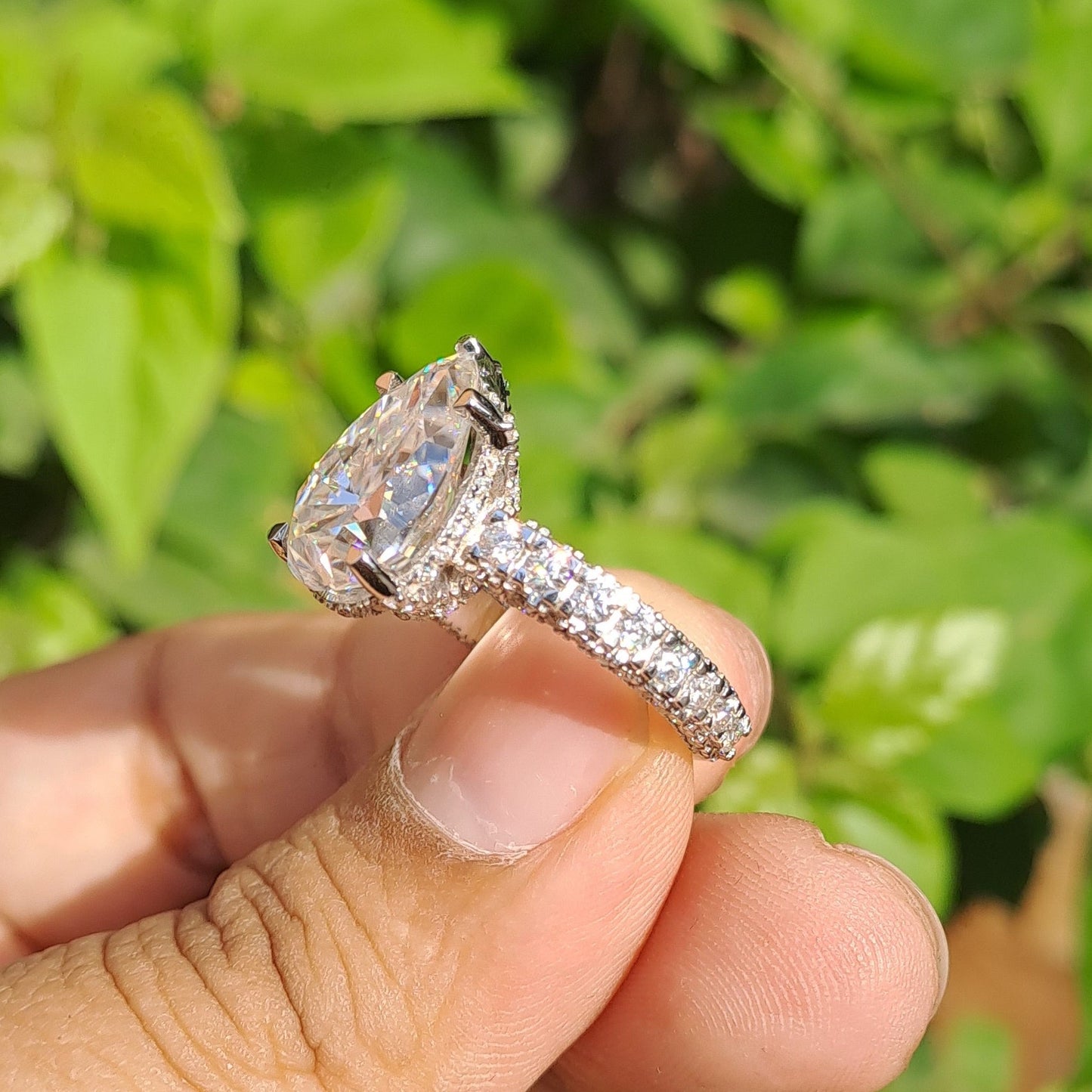 Aditi Pear Ring - 7.74CT