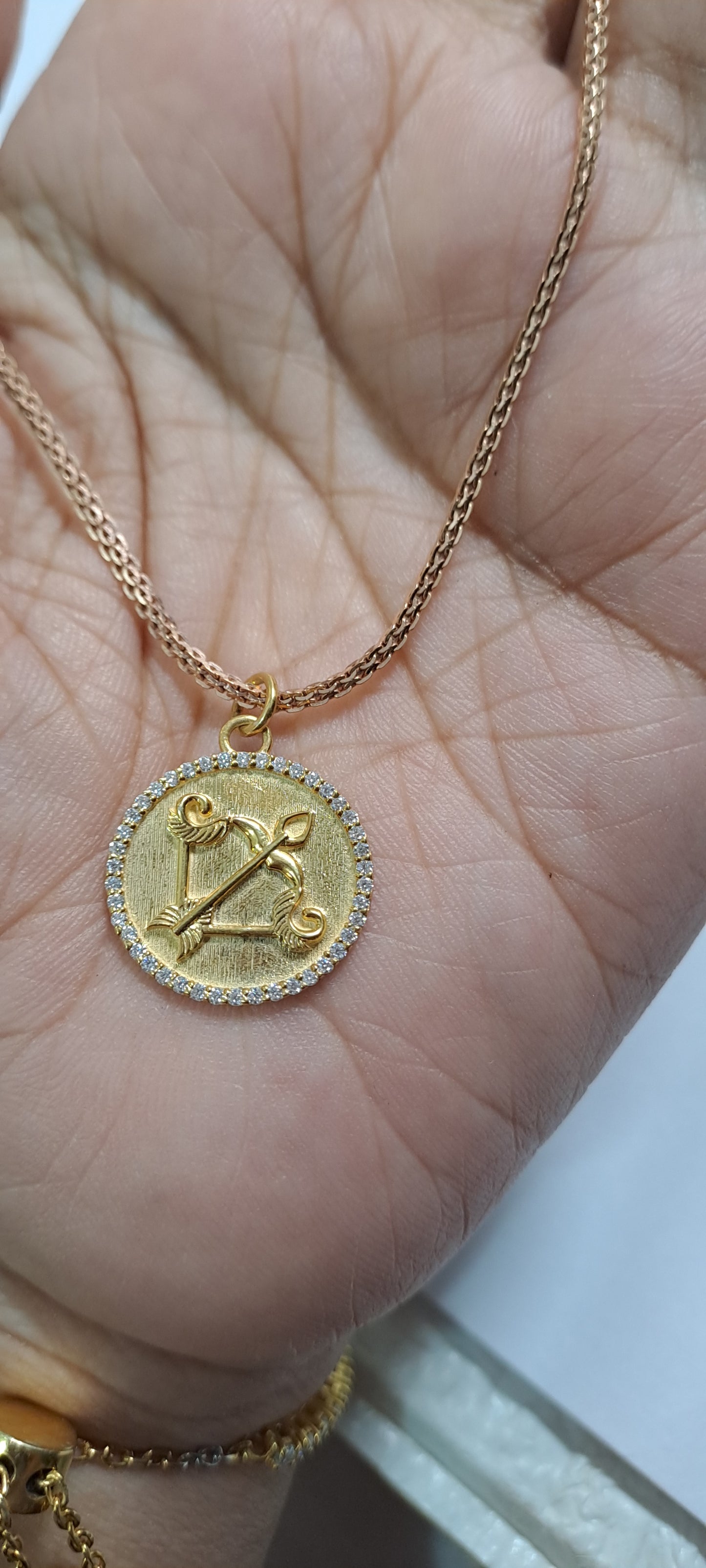 Personalised Zodiac Medallion Pendant