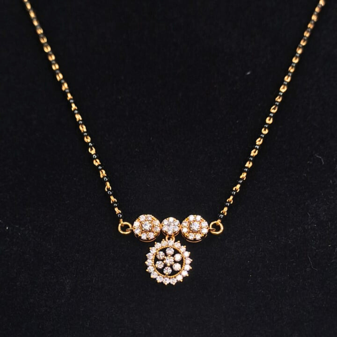 Janani Mangalsutra in Moissanite or Lab Diamond by Vai Ra