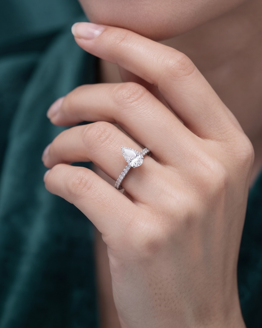 Nishta Pear Ring