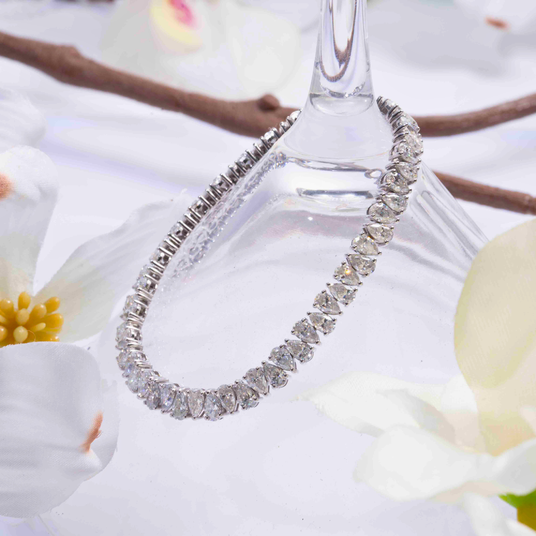 Round Tennis Bracelet 5.83 CT Moissanite by Vai Ra