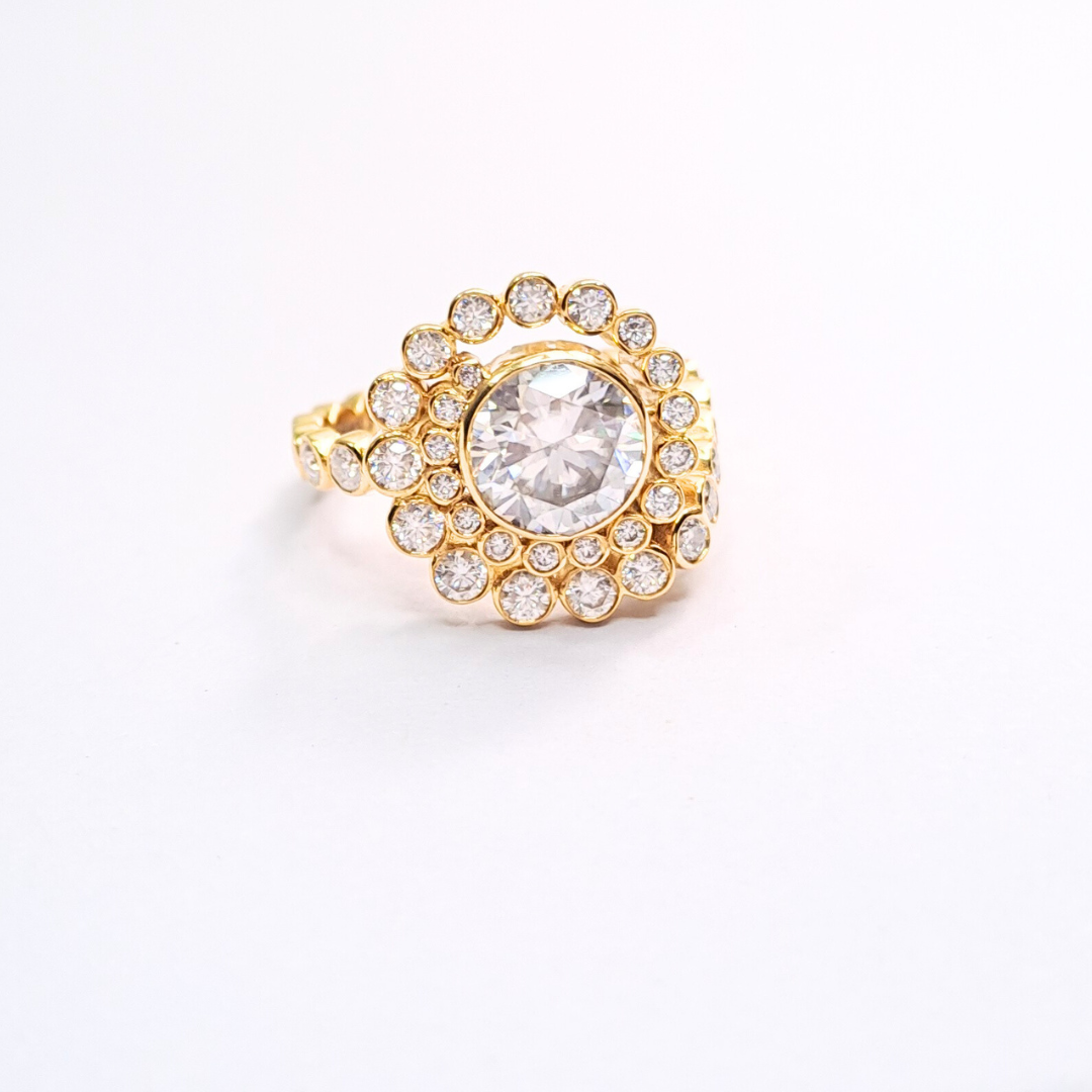 Sea shell Ring (1.5 CT)