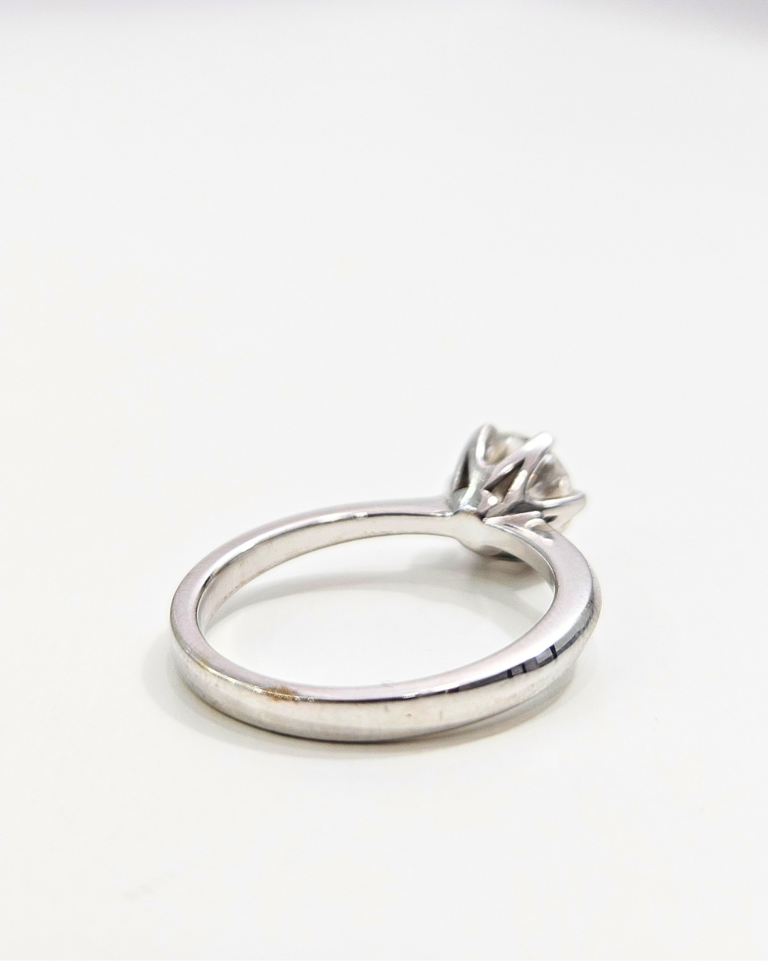 Selma Solitaire Ring in Lab Diamond or Moissanite by Vai Ra
