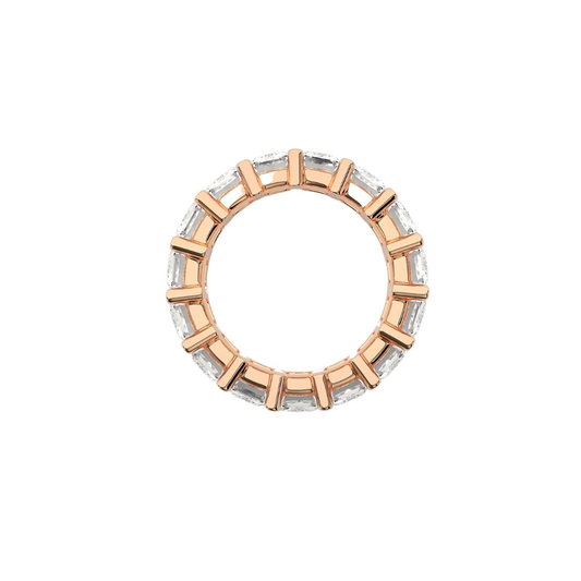 Emerald Eternity Ring - 13.16 CT