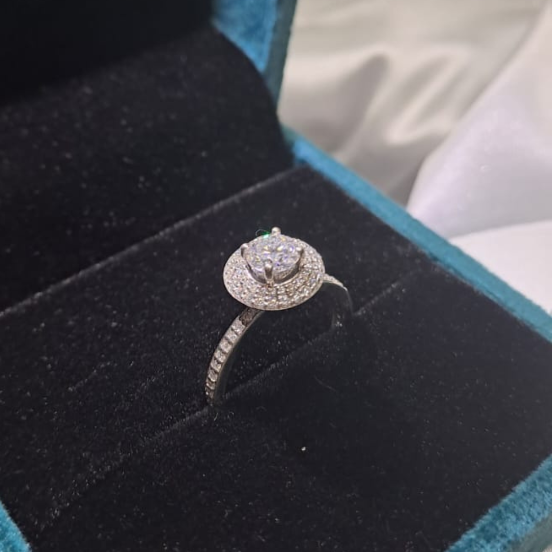 Taruni Halo 1 CT Diamond Engagement Ring