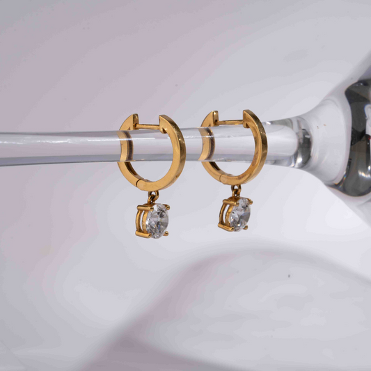 Lalita Earrings Moissanite Lab diamond by Vai Ra