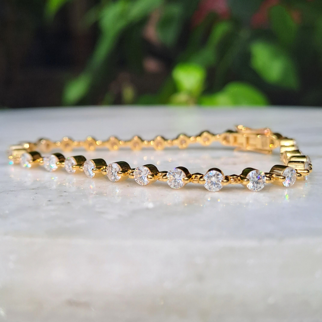 Single Prong Tennis Bracelet (3.9 to 5ct)