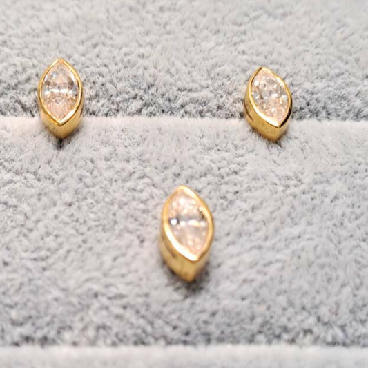 Vesica Marquise diamond set by Vai Ra