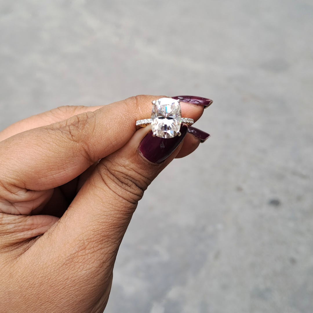 Larisa Moissanite Ring (5.12 CT)