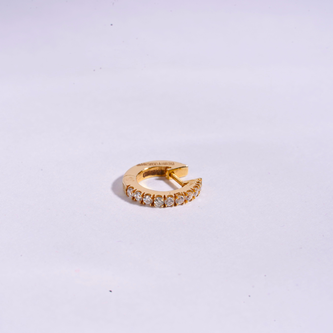 Pave Diamond piercings by Vai RA