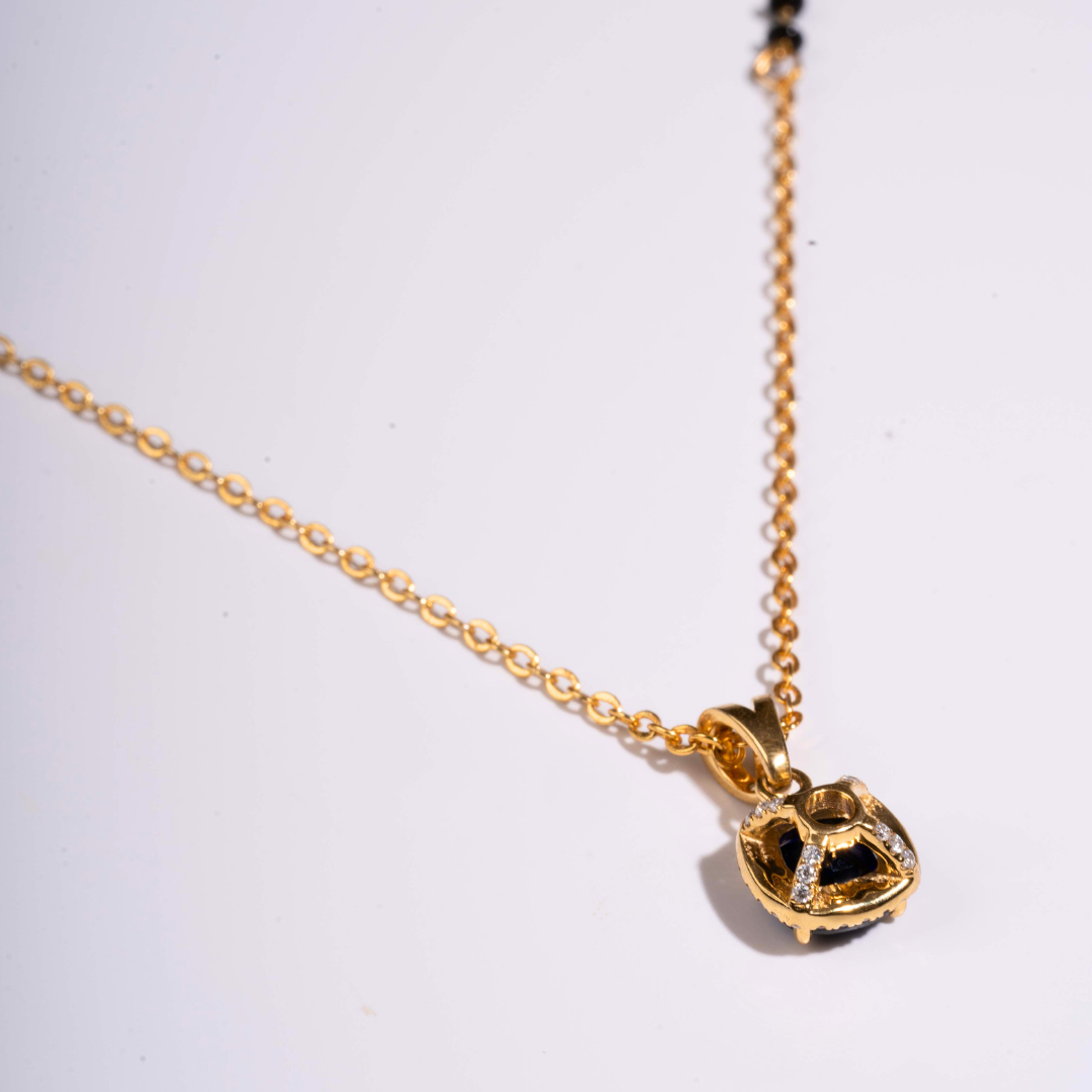 Sapphire Mangalsutra by Vai Ra