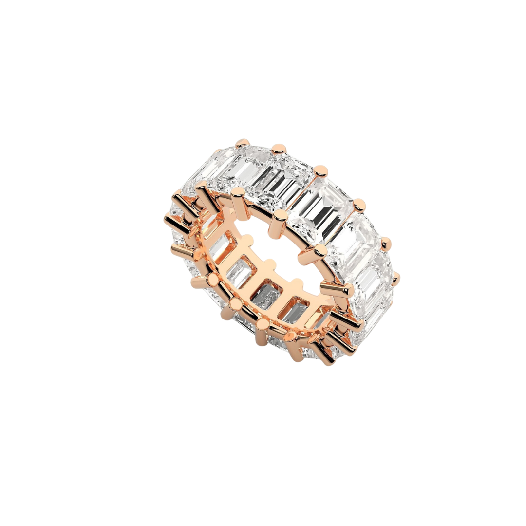 Emerald Eternity Ring - 13.16 CT