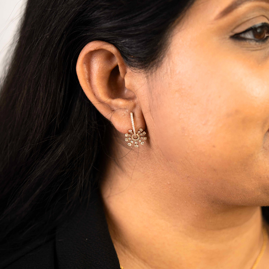 Urvi Earring lab diamond moisannite by Vai Ra