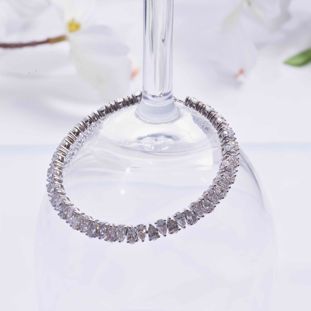 Dream Pear Moissanite Bracelet 11.83 CT