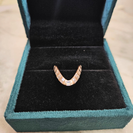 Juliet Vanki Ring Moisannite and Lab Diamond by Vai Ra