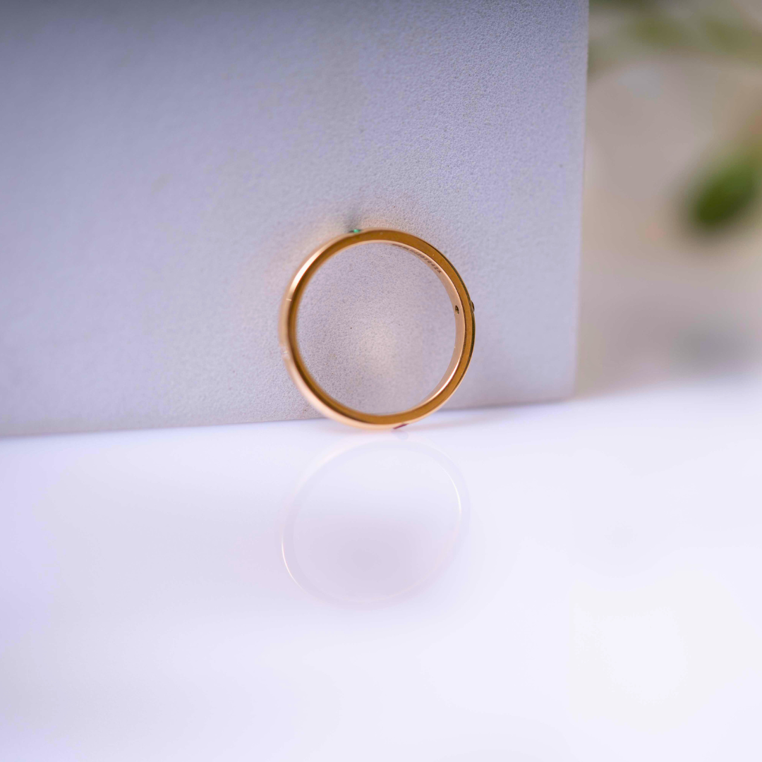 Neema Women's Band in Moissanite and Lab and Natural Diamond by Vai Ra