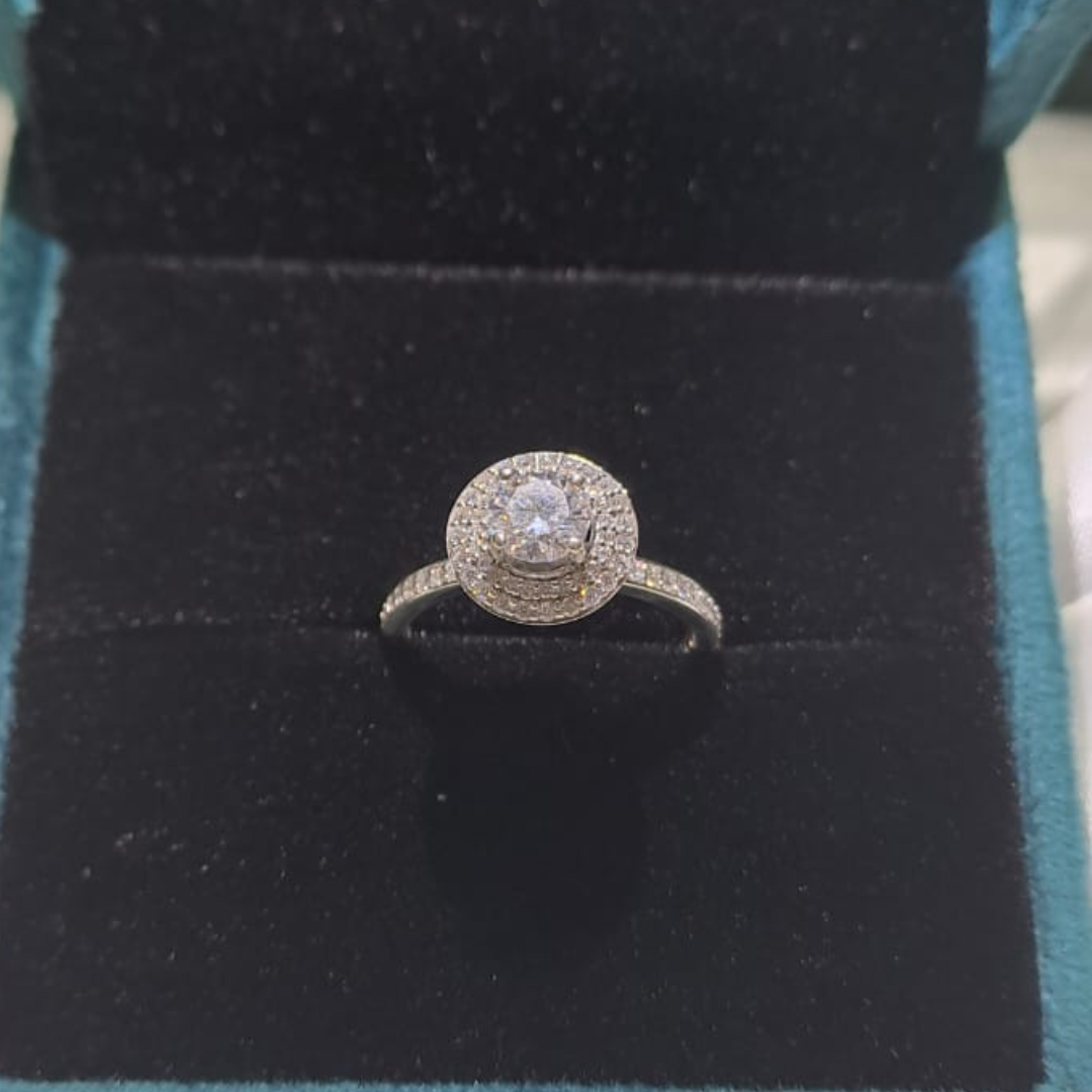 Taruni Halo 1 CT Diamond Engagement Ring