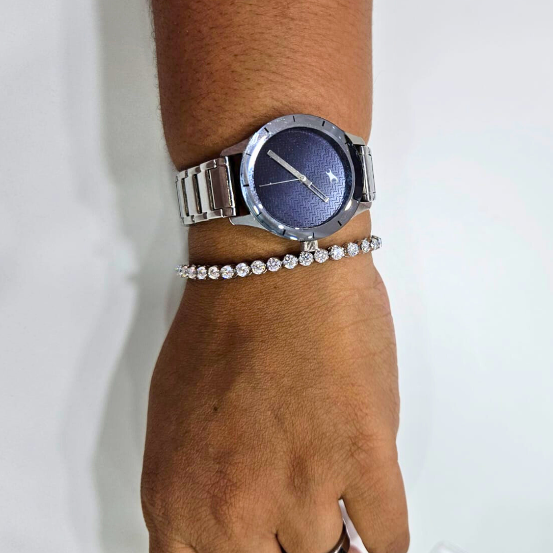 Round Tennis Bracelet 5.83 CT Moissanite by Vai Ra