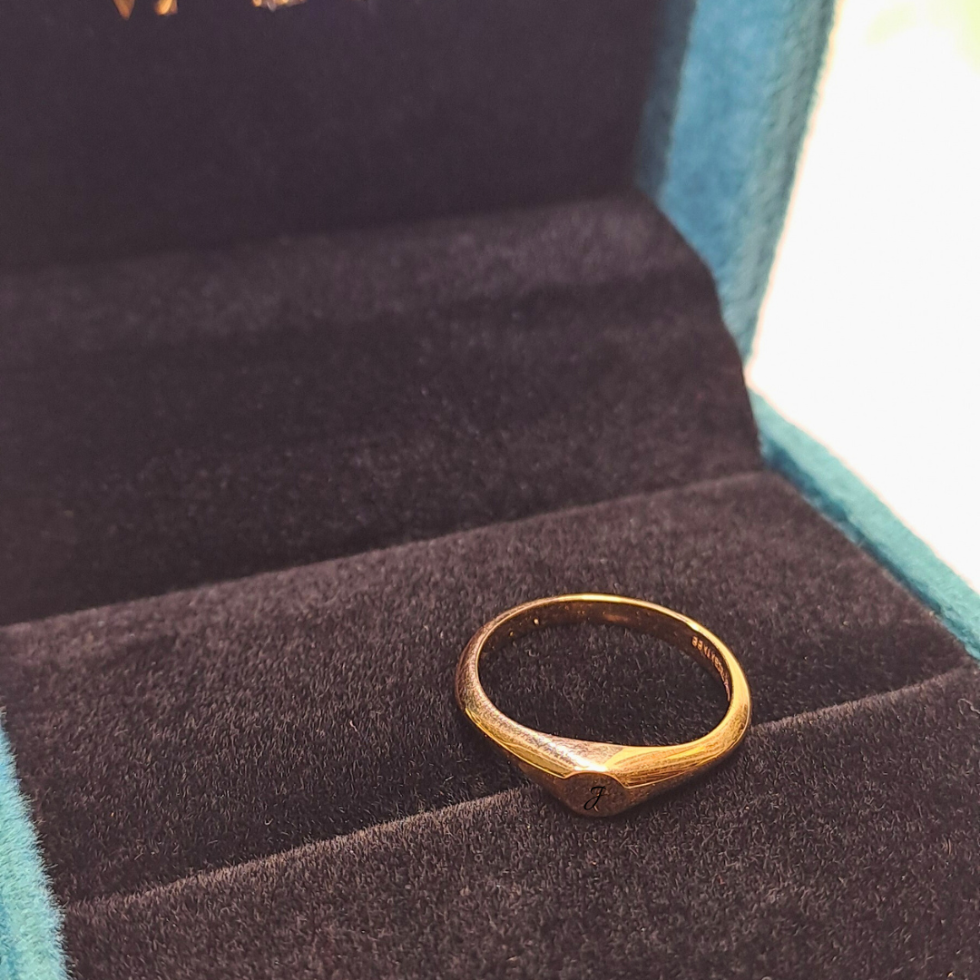 Personalized Signet Ring by Vai Ra