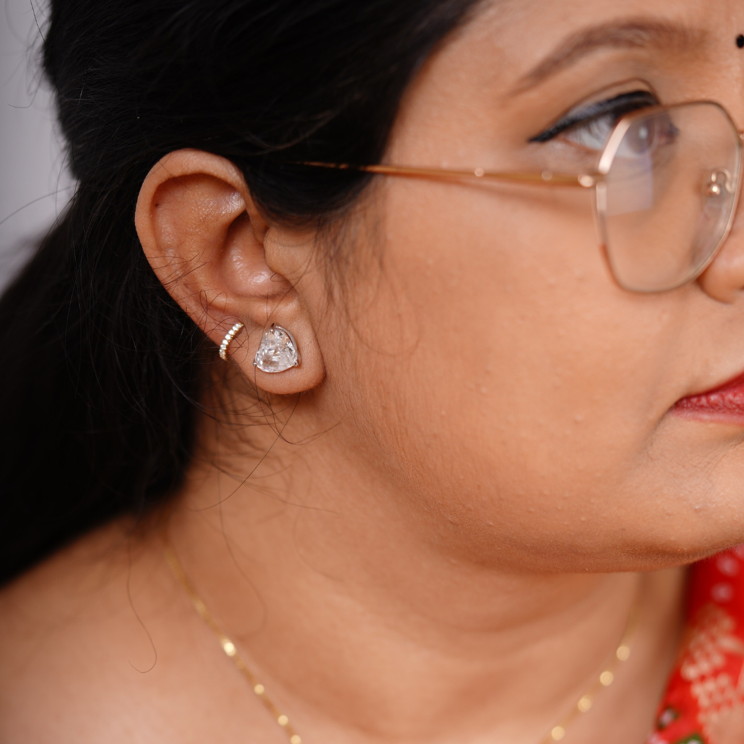 Pave Diamond piercings by Vai RA